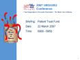 Briefing:Patient Trust Fund PowerPoint PPT Presentation