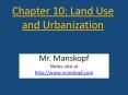 Chapter%2010:%20Land%20Use%20and%20Urbanization PowerPoint PPT Presentation