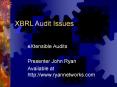 XBRL Audit Issues PowerPoint PPT Presentation