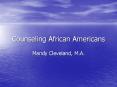 Counseling African Americans PowerPoint PPT Presentation