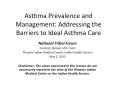 Asthma Prevalence and Management: Addressing the Barriers to Ideal Asthma Care PowerPoint PPT Presentation