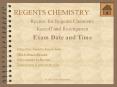 REGENTS CHEMISTRY PowerPoint PPT Presentation