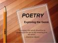 POETRY PowerPoint PPT Presentation