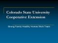 Colorado State University Cooperative Extension PowerPoint PPT Presentation