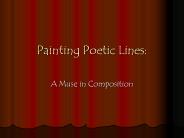 Painting Poetic Lines: