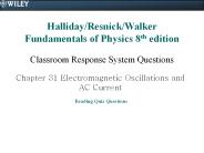 Halliday/Resnick/Walker Fundamentals of Physics 8th edition