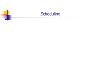 Scheduling