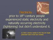 Electricity
