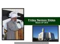 Friday Sermon Slides March 12th 2010 PowerPoint PPT Presentation