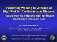 Promoting Walking in Veterans at High Risk for Cardiovascular Disease:  Results from the Veterans Walk for Health Randomized Controlled Trial PowerPoint PPT Presentation