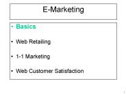 E-Marketing