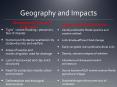 Geography and Impacts PowerPoint PPT Presentation