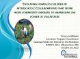 Educating homeless children in afterschool: Collaborations that work from community gardens to harnessing the power of volunteers PowerPoint PPT Presentation