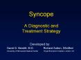 Syncope A Diagnostic and Treatment Strategy PowerPoint PPT Presentation