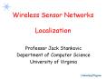 Wireless Sensor Networks Localization PowerPoint PPT Presentation