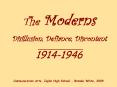 The Moderns PowerPoint PPT Presentation