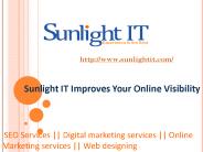 Digital marketing services by sunlight IT