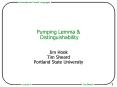 Pumping Lemma PowerPoint PPT Presentation