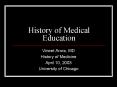 History of Medical Education PowerPoint PPT Presentation