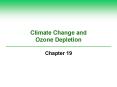 Climate Change and Ozone Depletion PowerPoint PPT Presentation