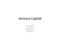 Venture Capital PowerPoint PPT Presentation