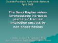 Scottish Paediatric Anaesthetic Network April 2008 PowerPoint PPT Presentation
