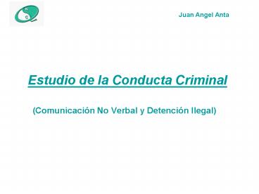 Estudio de la Conducta Criminal
