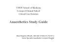 Anaesthetics Study Guide PowerPoint PPT Presentation
