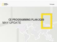CE PROGRAMMING PLAN 2Q09