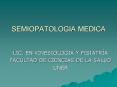 SEMIOPATOLOGIA MEDICA PowerPoint PPT Presentation