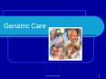 Geriatric Care PowerPoint PPT Presentation