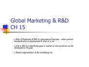 Global Marketing