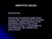 HEPATITIS AGUDA
