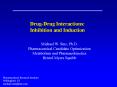 Drug-Drug Interactions: PowerPoint PPT Presentation