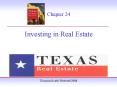 Chapter 24  Investing in Real Estate PowerPoint PPT Presentation