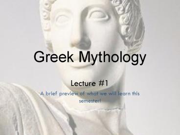 Greek Mythology