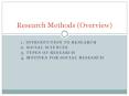 1. Introduction to Research PowerPoint PPT Presentation