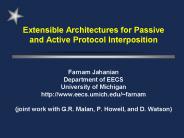 Extensible Architectures for Passive and Active Protocol Interposition