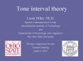 Tone interval theory PowerPoint PPT Presentation