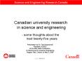 Science and Engineering Research Canada PowerPoint PPT Presentation