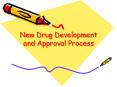 New Drug Development and Approval Process PowerPoint PPT Presentation