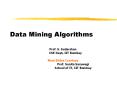 Data Mining Algorithms PowerPoint PPT Presentation
