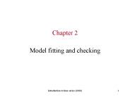 Model fitting and checking