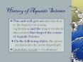 History of Aquatic Science PowerPoint PPT Presentation
