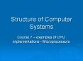 Structure of Computer Systems PowerPoint PPT Presentation