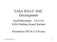 EASA RNAV AMC Development PowerPoint PPT Presentation