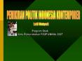 PEMIKIRAN POLITIK INDONESIA KONTEMPORER PowerPoint PPT Presentation