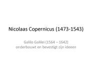 Nicolaas Copernicus (1473-1543)