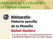 HISTORIA DE LA FILOSOF