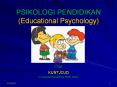 PSIKOLOGI PENDIDIKAN (Educational Psychology) PowerPoint PPT Presentation